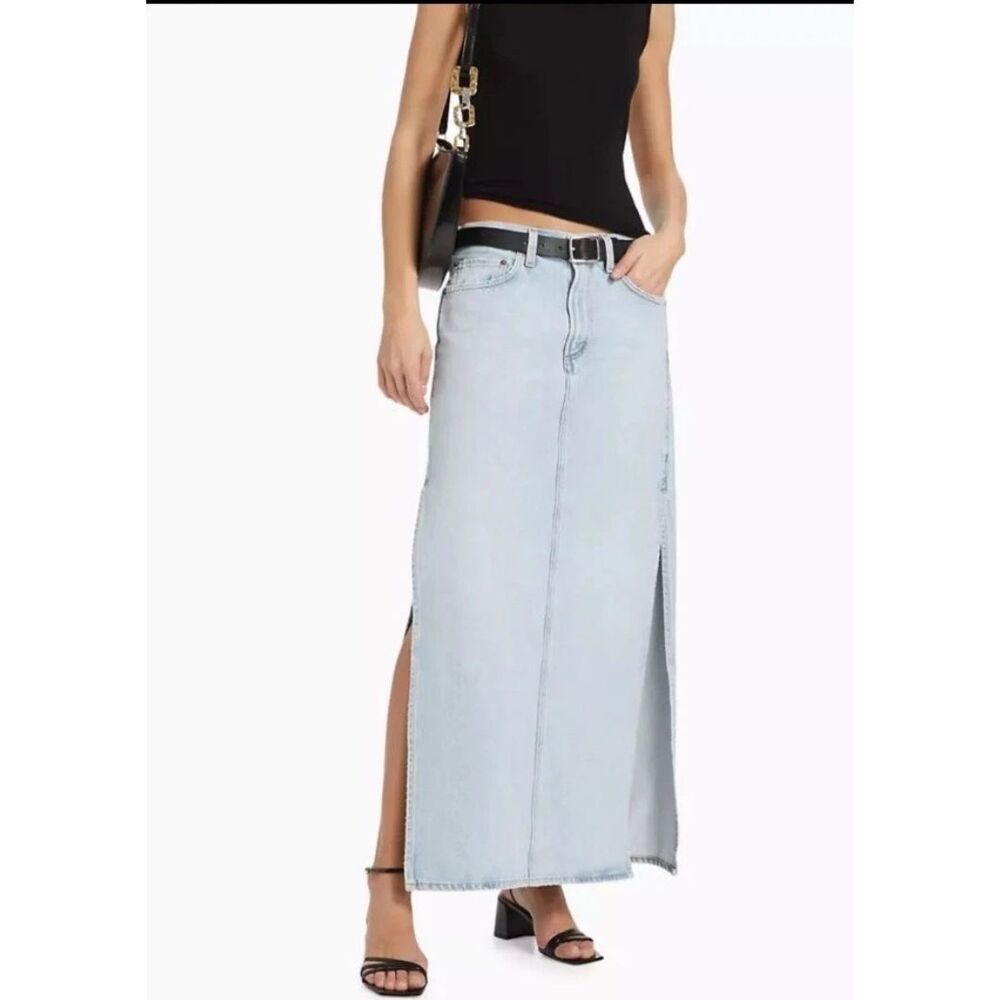 Agolde Astrid Slice Denim Skirt in Fragment Brand new without Tag Size 24